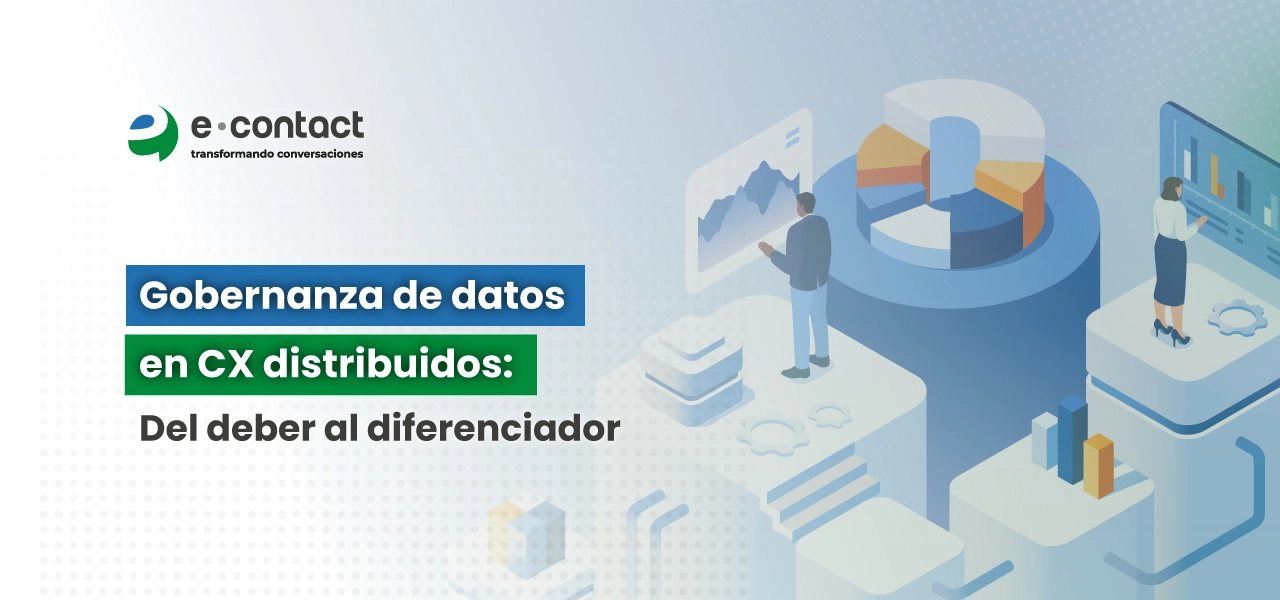 Ilustración de análisis de datos y reportes en un ecosistema digital distribuido
